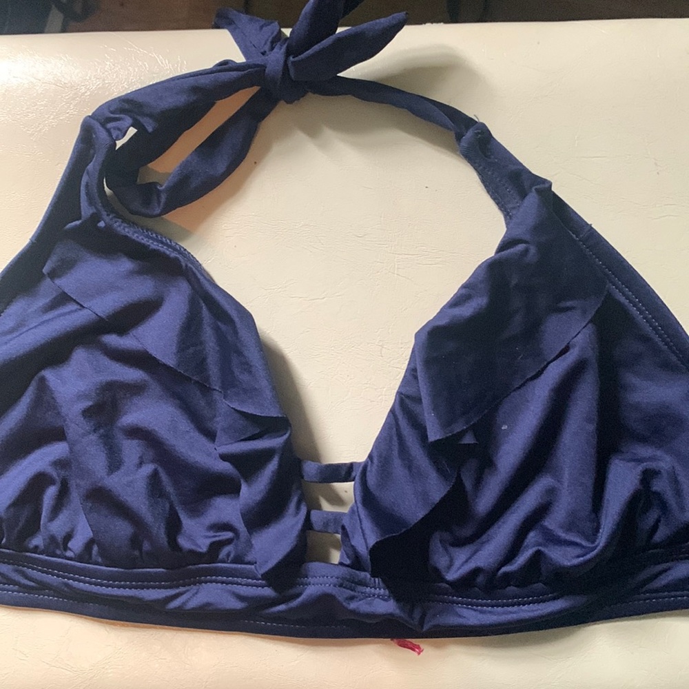 Navy Blue Bikini Top